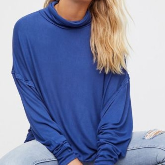 Free People Tops - Alameda Pullover Dolman Sleeve Turtleneck Top